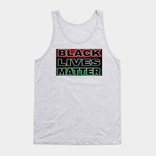 Black Lives Matter - Pan African - Back Tank Top